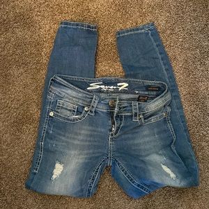 Ankle skinny. Great jeans